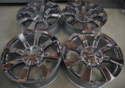 4 NEW Chevy Silverado Tahoe Suburban Avalanche Chrome 22" Wheels Rims ...
