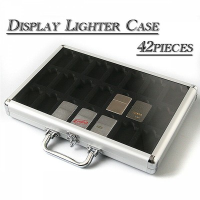 Zippo Lighter Aluminium Display Box Storage Case For 42 Pieces Ebay