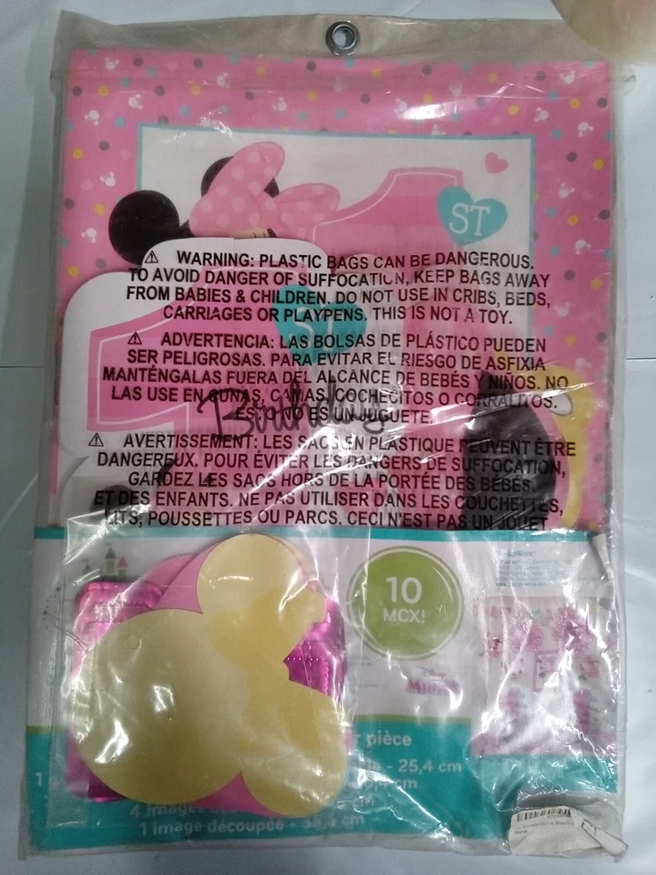 Набор для украшения комнаты Disney Baby Minnie Mouse 10 шт. - Изображение 2 из 2