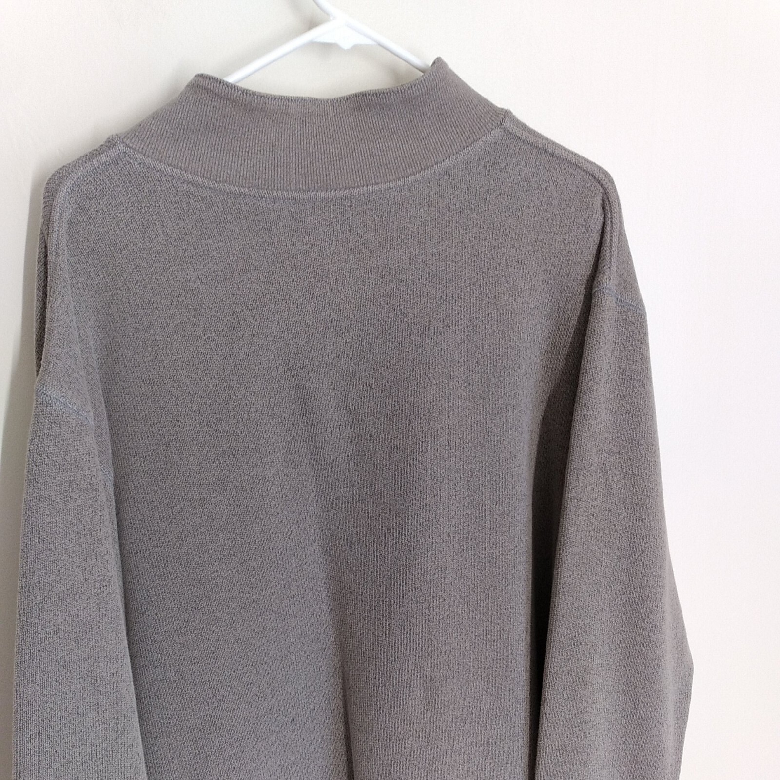 XXL Cable Knit Mock Turtleneck 