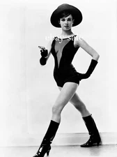 GILA GOLAN sexy legs HOT BRUNETTE Cowgirl Gun Pistol Model RARE PHOTO