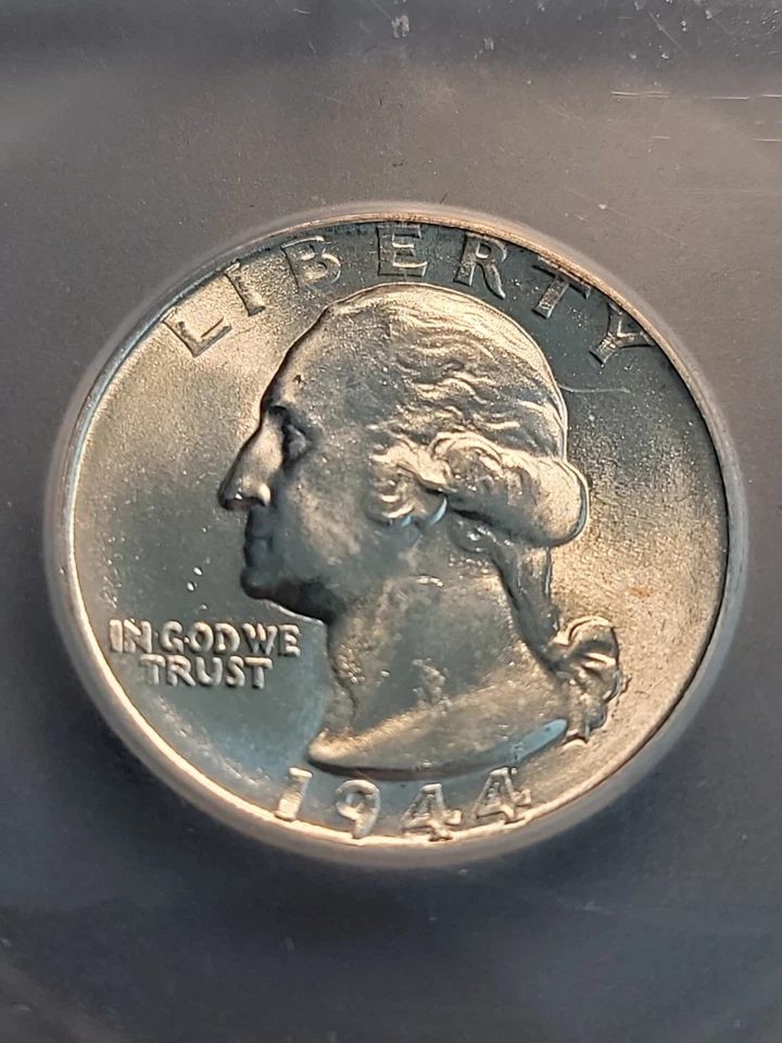 1944 Washington Silver Quarter Rare ICG MS-67 - Image 2 of 3