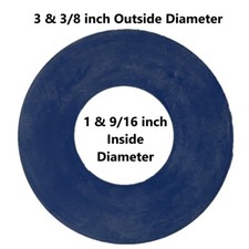 Blue Flush Valve Rubber Seal 85mm OD X 40mm ID 