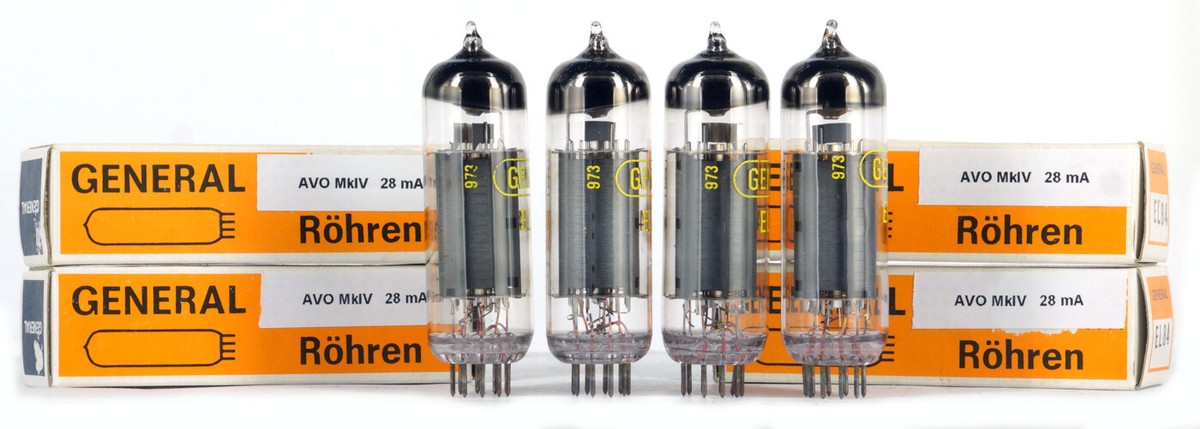 MATCHED QUAD EL84/6BQ5 GENERAL NOS Tube 真空管 Lampe 진공관 电子管