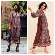 Anthropologie / Ne Quittez Pas Mountain View’s formal boho maxi  Dress s Small