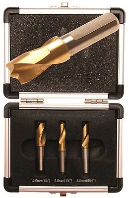 BGS TECHNIC BGS! Schweisspunkt Bohrer Fräser HSS Co Cobalt 6,5 8 10mm Schweißpunktbohrer Set