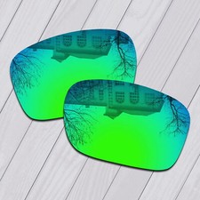POLARIZED Replacement Lenses For-Oakley Fuel Cell OO9096 Sunglass-Emerald Green