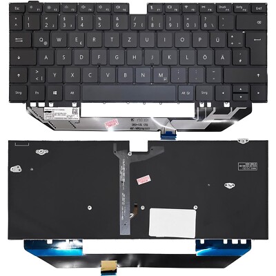 Deutsche - Tastatur Keyboard mit beleuchtung für Huawei MateBook X Pro MACH-W19