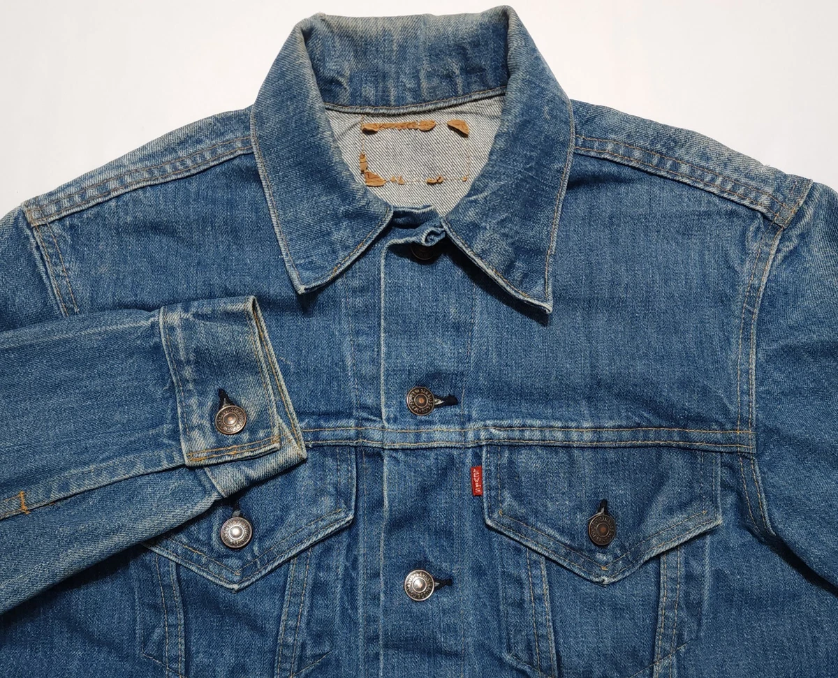 Vintage 1970-80s Levi's Type 3 #522 Button 2-Pocket Made in USA 38 Jacket
