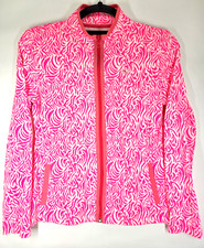 Vineyard Vines Full Zip Pima Cotton Pink Jacket RN 134578 - Girls Size Large 14