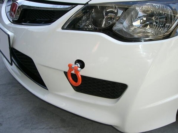 KAWAI WORKS Tow Hook FRONT Foldable Civic FD2 Type R 07/03-10/08
