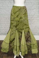 Per Una Long Green Lagenlook Flippy Hem Maxi Skirt 8 8l Steampunk Victorian Per Una Long Green Lagenlook Flippy Hem Maxi Skirt 8 8l Steampunk Victorian