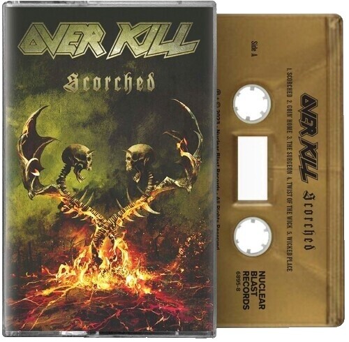 OVERKILL Feel The Fire MEGAFORCE LP VG++ 1st press 1985 thrash