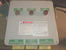 STAHLIN J1212HW PANEL ENCLOSURE TYPE 1 3R 4X 6P 12 3 PLUG RECEPTACLE (F5)