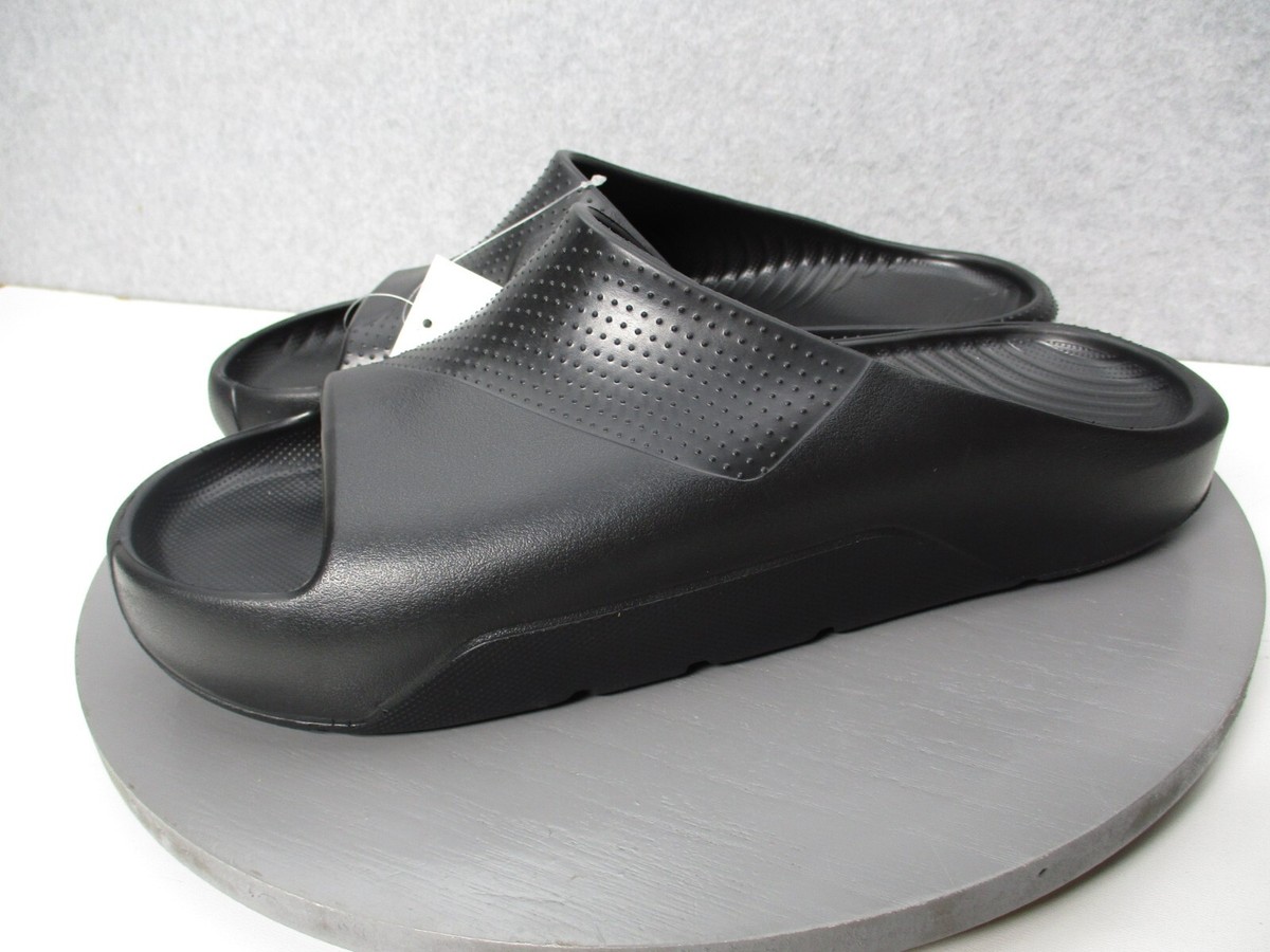 Nike Jordan Post Slides Triple Black Mens Sz 11 Slip On  display picture 3
