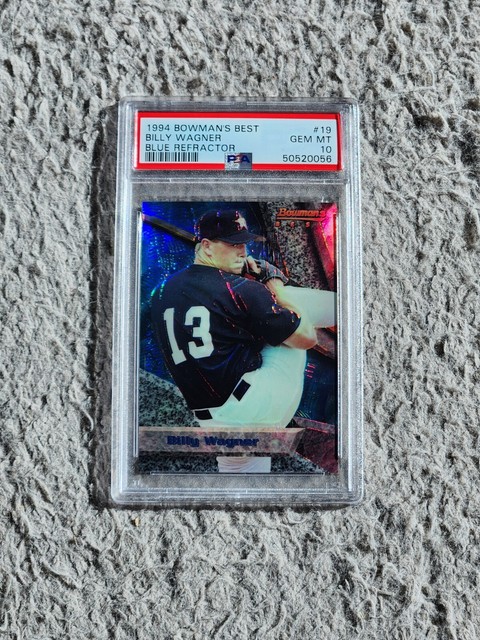 1994 Bowmans Best #19 Billy Wagner Blue Refractor Psa 10
