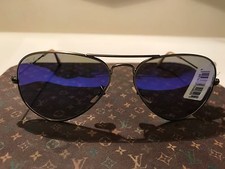 RAY BAN DESIGNER SUNGLASSES 58MM BLUE LENSES BRAND NEW 100% UV PROTECTION