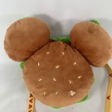 Mickey Mouse Hamburger Pass Case Tokyo Disney Resort Limited Coin Holder Bag