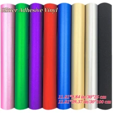 Glitter Adhesive Craft Permanent Vinyl Making Signs Film for Mug Metal Decor