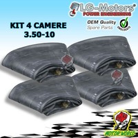 Kit 4 Luftkammern 3,50 / 10 Vespa Px 125 150 200 Ape 50 Hp Pk Xl Special