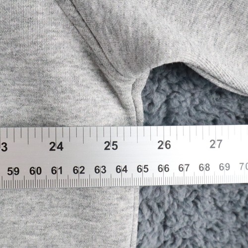 Timberland Hombres Sudadera Jersey Gris Grande Pullover Informal Deportes - Imagen 6 de 9