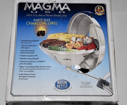 Magma A10-492JB Jet Black Sunbrella Grill Cover Kettle 17 - Foto 3