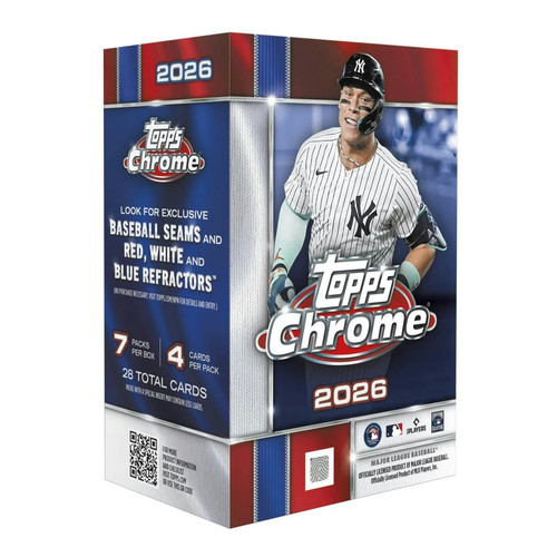 2026 TOPPS CHROME BASEBALL BLASTER BOX MLB Factory Sealed - eBay Live RIP