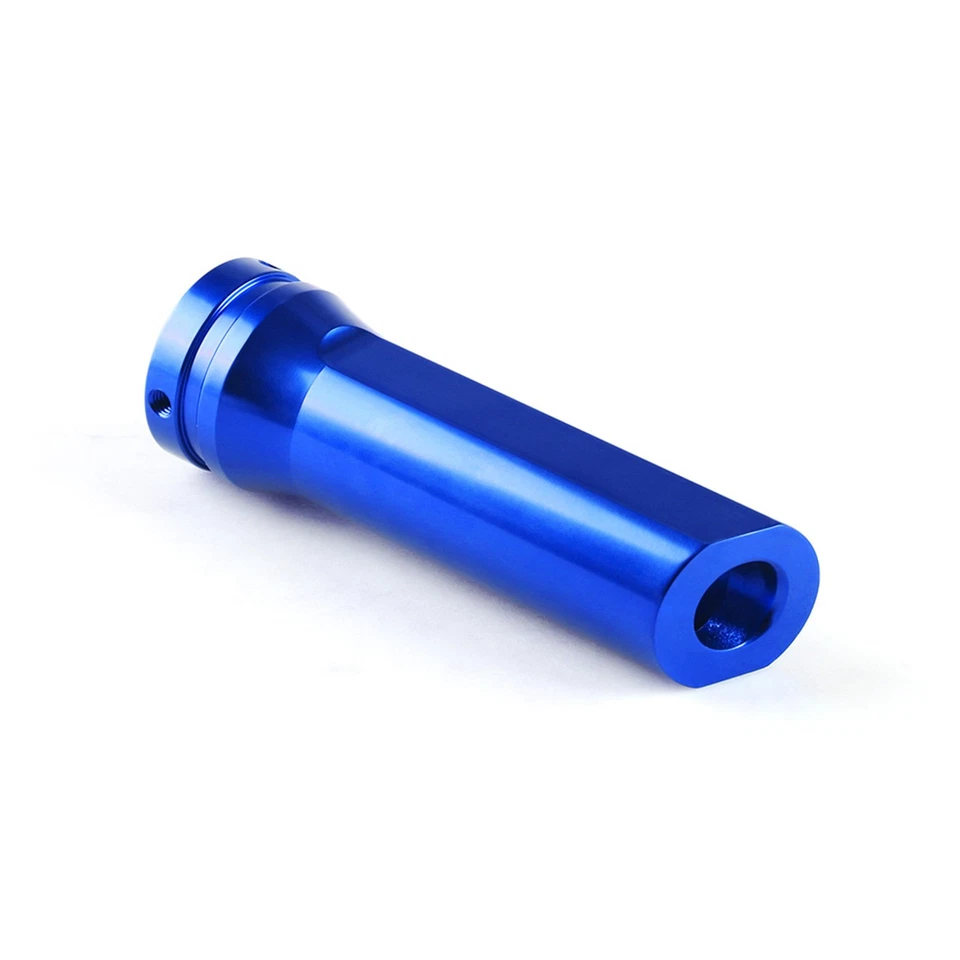 1PCS Blue Aluminum Car Handle Hand Brake Sleeve Universal Fitment Cover - Изображение 4 из 4