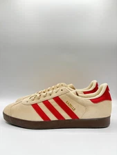 Adidas Men's Gazelle Originals Sizes 8.5-11.5 Sand Strata Scarlet |JH5393|