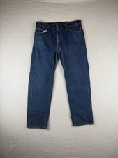 Vintage Levi's 505 Orange Tab Jeans Men's 38x30 Blue Denim Made In USA