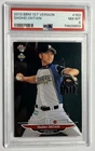 2013 BBM 1ST VERSION SHOHEI OHTANI #183 ROOKIE CARD RC PSA 8 Red Wing ReGradable