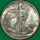 1935 Walking Liberty Half Dollar Uncirculated UNC Coin #40402