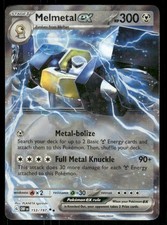 Melmetal ex 153/197 Double Rare Obsidian Flames Holo Pokemon LP