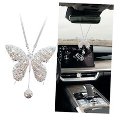 Bling Butterfly Diamond Car Accessories, Car Mirror Hanging Accessories, Ab