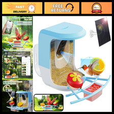 Smart Bird Feeder with Camera - Solar Powered, Full HD, AI Video Capture, Outdoo