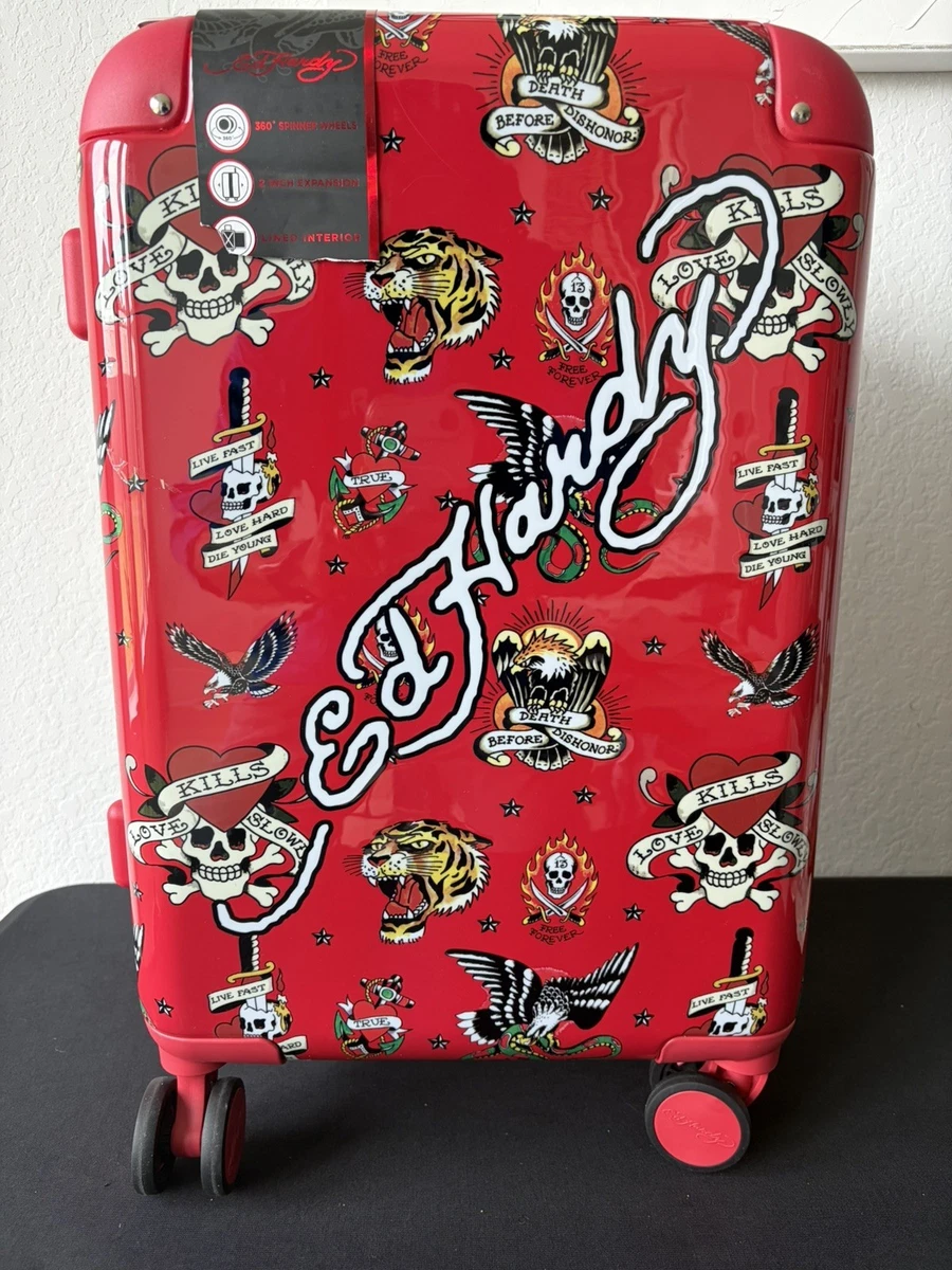 Ed Hardy Unisex Adult Travel Luggage for sale | eBay