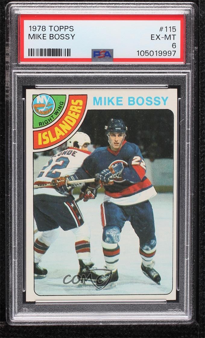 1978-79 Topps Mike Bossy #115 PSA 6 Rookie RC HOF