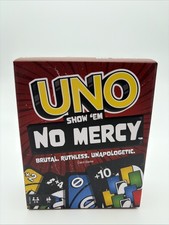 Mattel UNO Show em No Mercy Card Game Fast Shipping