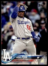 2018 Topps Yasiel Puig Los Angeles Dodgers #89