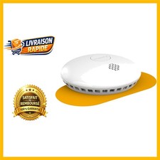 Détecteur de Fumée Somfy - Sirène 85dB et Compatibilité avec Systèmes Sécurisés