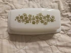 Vintage Pyrex (Corelle) Spring Blossom (Crazy Daisy) Butter Dish (for 1 Stick)
