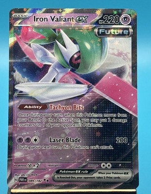 Pokemon TCG - Iron Valiant ex 89/182 - Paradox Rift - Ultra Rare