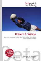 Robert P. Wilson Lambert M. Surhone (U. A.) Taschenbuch Englisch 2026