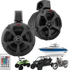 Pyle 6.5    Waterproof Off-Road Bluetooth Speakers Pair 