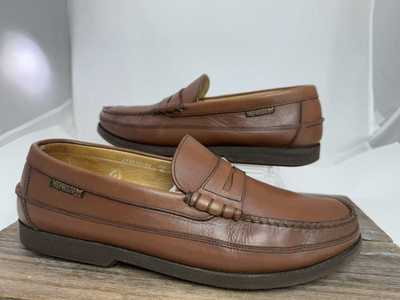 Mephisto Spinnaker Cap Vert Penny Loafer Boat Shoes Men display picture 2