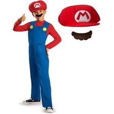 Super Mario Costume for Kids - Officially Licensed Mario Brothers Outfit, Fun Dr