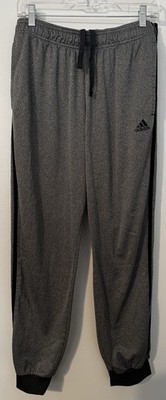 Men's Adidas Athletic Pants Size Large Dark Gray Cuffed