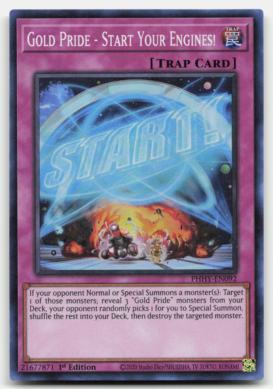 Gold Pride - Start Your Engines! PHHY-EN092 Photon Hypernova 1st Edition NM