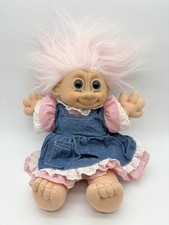 Vintage 1990 Kidz Daisy Jaren Russ Troll Doll 12" Pre-Owned DAMAGED