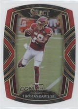2020 Panini Select Club Level Red Prizm Die-Cut Thomas Davis Sr #221 0fh3